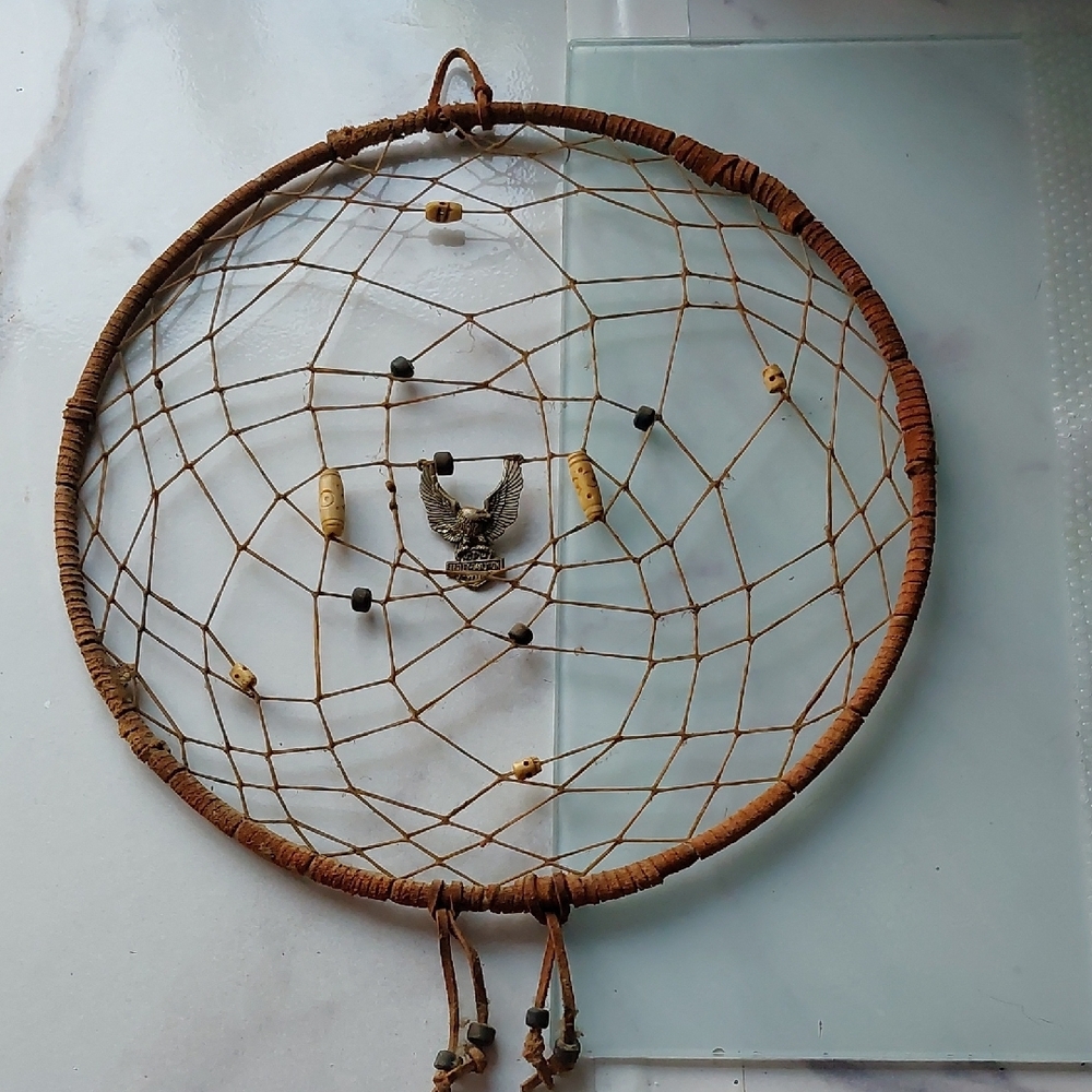 Rustic Dreamcatcher with Eagle Charm